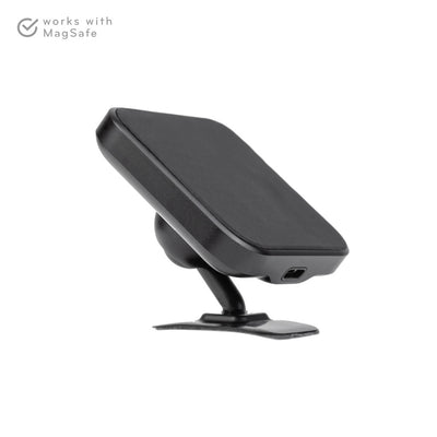 (image), Side view of a black charging car mount without its charging cable, M-CM-AA-BK-1,