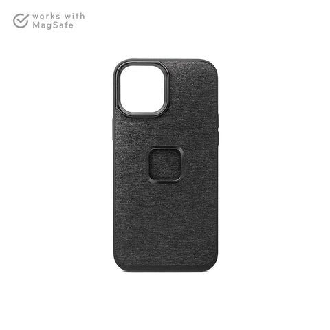 A black Everyday case for iPhone 13 mini with magnetic lock