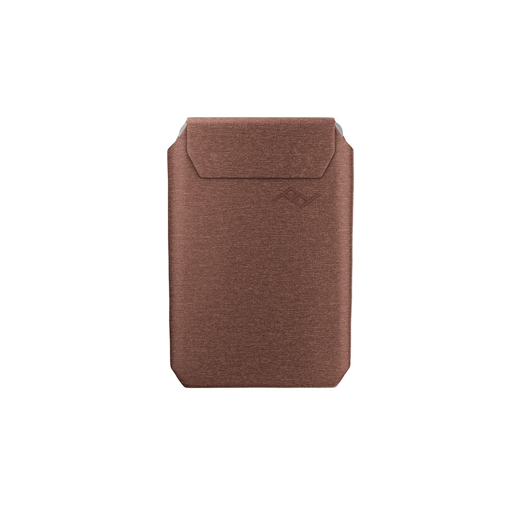 (image), An iPhone with Everyday Case attached with a slim wallet, M-WA-AA-RD-1, redwood