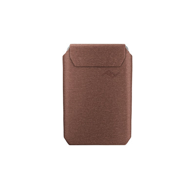 (image), An iPhone with Everyday Case attached with a slim wallet, M-WA-AA-RD-1, redwood