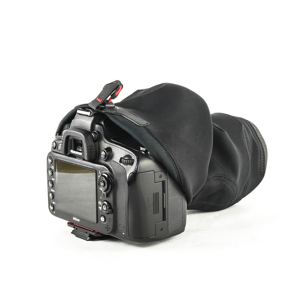Compact Camera Bag with Waterproof Rain Cover , Belt Loop