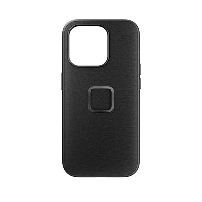 (image), A charcoal colored Everyday case for iPhone 15 Pro with magnetic lock, M-MC-BK-CH-1
