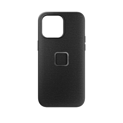 (image), A charcoal colored Everyday case for iPhone 15 ProMax with magnetic lock, M-MC-BL-CH-1