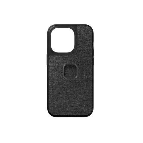 A black Everyday case for iPhone 14 Pro and above with magnetic lock for mounting